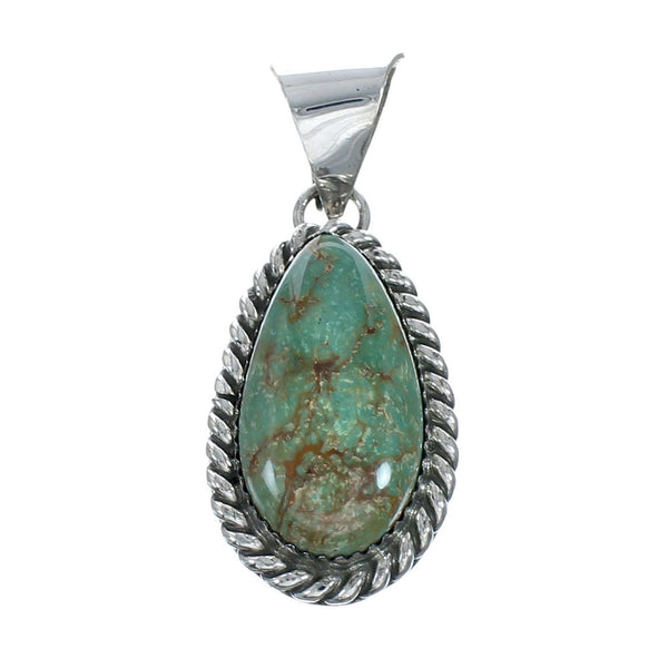 Navajo Native American Turquoise Sterling Silver Pendant SN20080